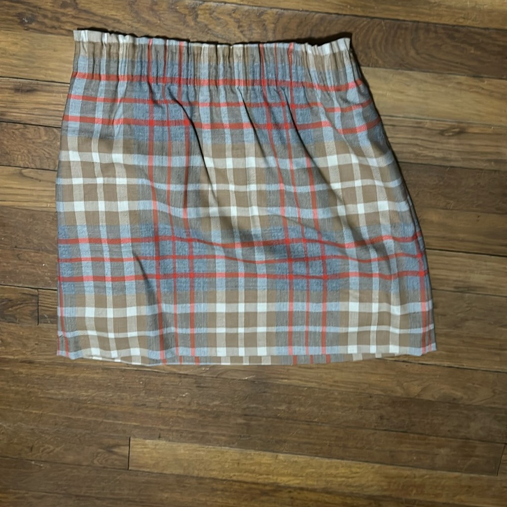 J. Crew Plaid Skirt